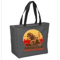 Vintage Dadzilla Father of the Monsters Zip Tote Bag