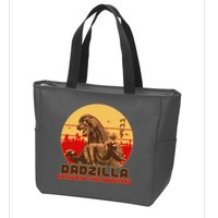 Vintage Dadzilla Father of the Monsters Zip Tote Bag