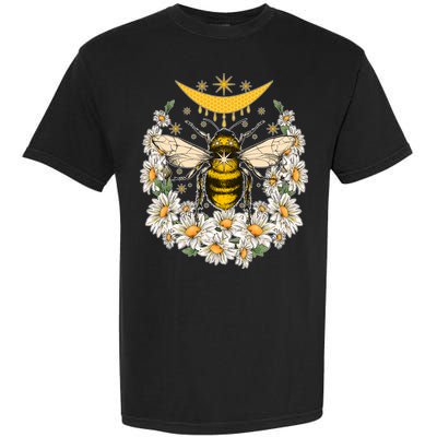 Vintage Daisy Honey Moon Bee Garment-Dyed Heavyweight T-Shirt