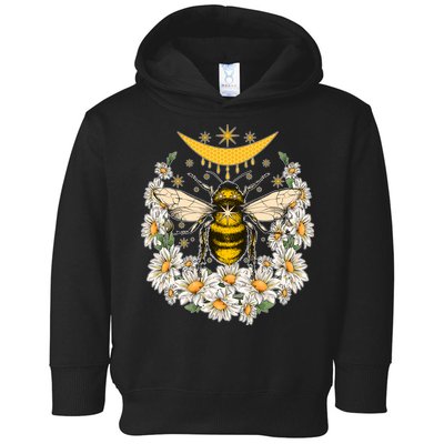 Vintage Daisy Honey Moon Bee Toddler Hoodie