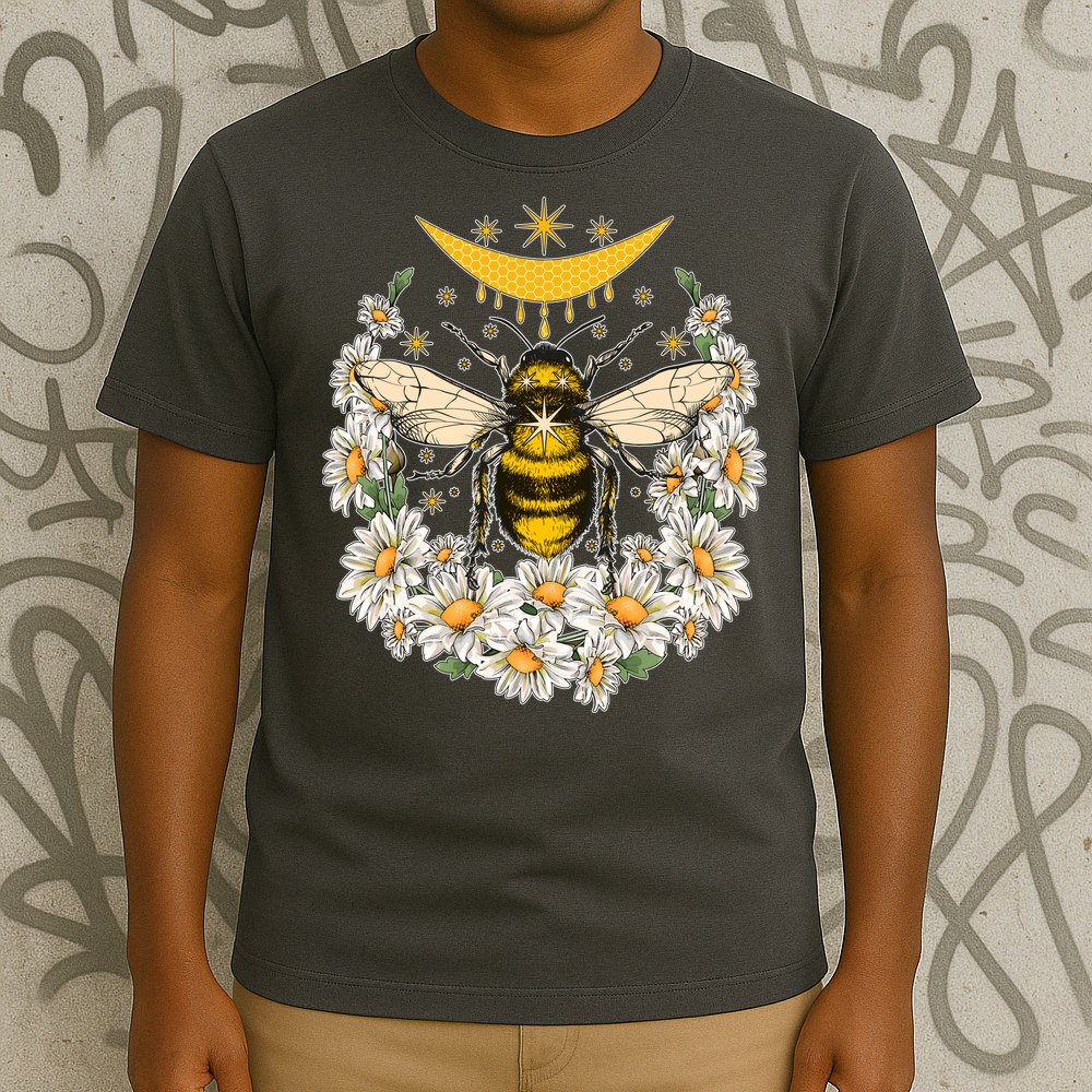 Vintage Daisy Honey Moon Bee T-Shirt