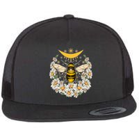 Vintage Daisy Honey Moon Bee Flatbill Hat