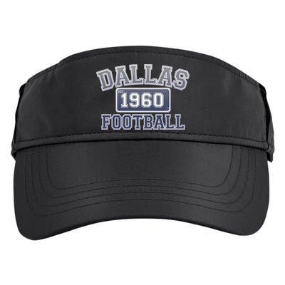 Vintage Dallas Texas Football Est 1960 Adult Drive Performance Visor