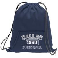 Vintage Dallas Texas Football Est 1960 Sweatshirt Cinch Pack Bag