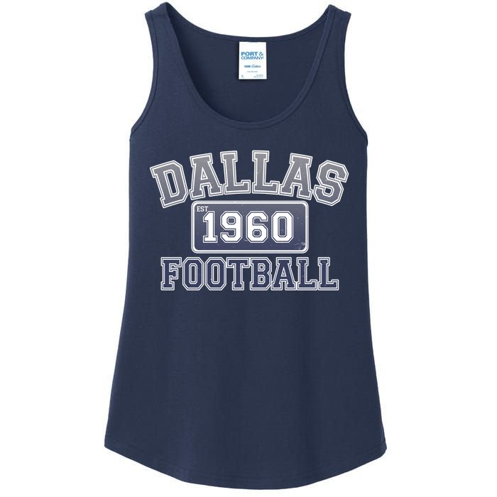 Vintage Dallas Texas Football Est 1960 Ladies Essential Tank