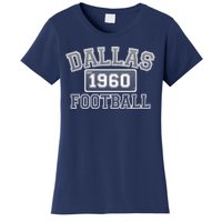 Vintage Dallas Texas Football Est 1960 Women's T-Shirt