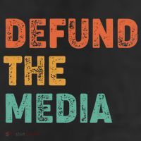 Vintage Defund The Media Trucker Hat