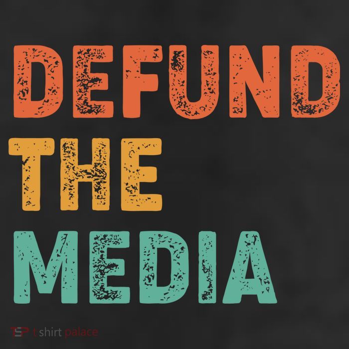 Vintage Defund The Media Trucker Hat