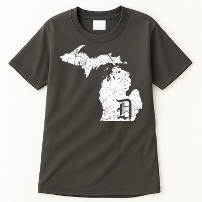 Vintage Detroit, Michigan Old English D Tall T-Shirt
