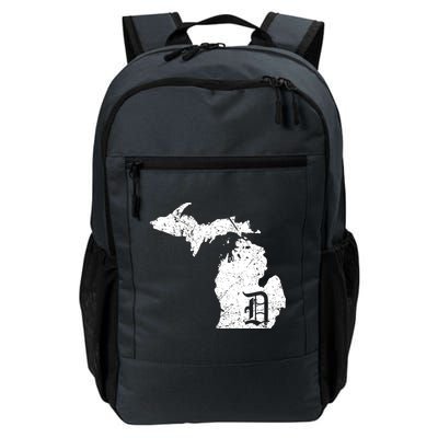 Vintage Detroit, Michigan Old English D Backpack