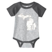 Vintage Detroit, Michigan Old English D Infant Baby Jersey Bodysuit