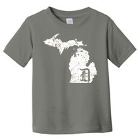 Vintage Detroit, Michigan Old English D Toddler T-Shirt