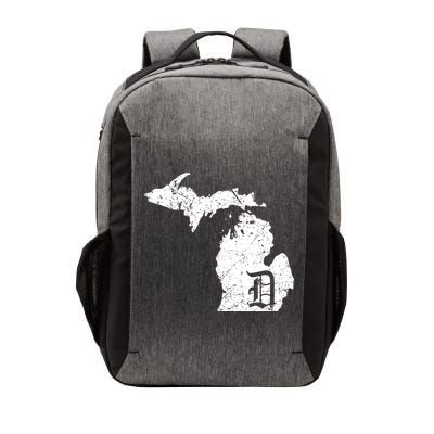 Vintage Detroit, Michigan Old English D Vector Backpack