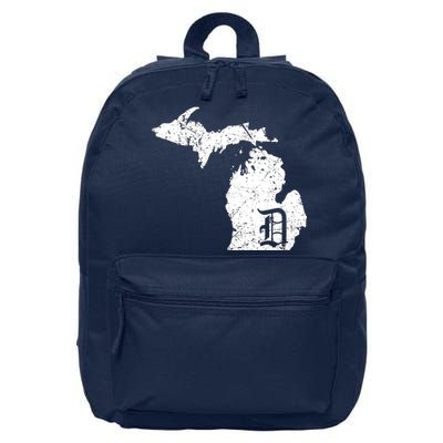 Vintage Detroit, Michigan Old English D 16 in Basic Backpack