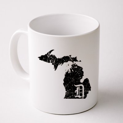 Vintage Detroit, Michigan Old English D Coffee Mug