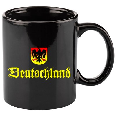 Vintage Deutschland German Logo 11oz C Handle Ceramic Mug