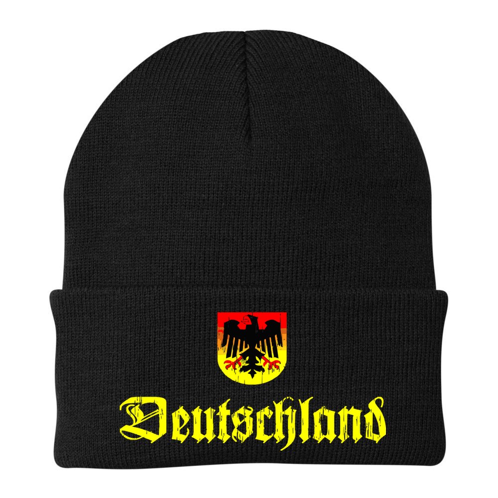 Vintage Deutschland German Logo Beanie