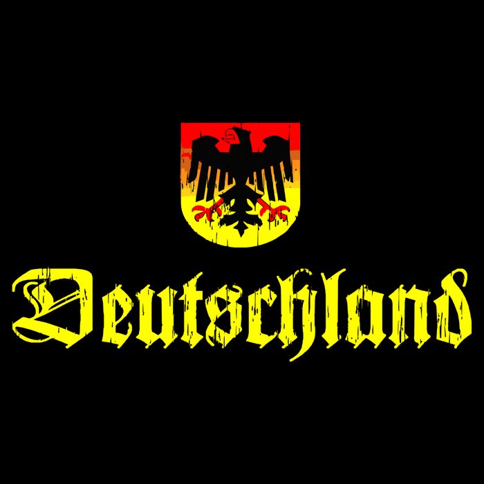 Vintage Deutschland German Logo Women's V-Neck T-Shirt