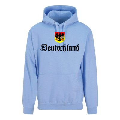 Vintage Deutschland German Logo Unisex Surf Hoodie