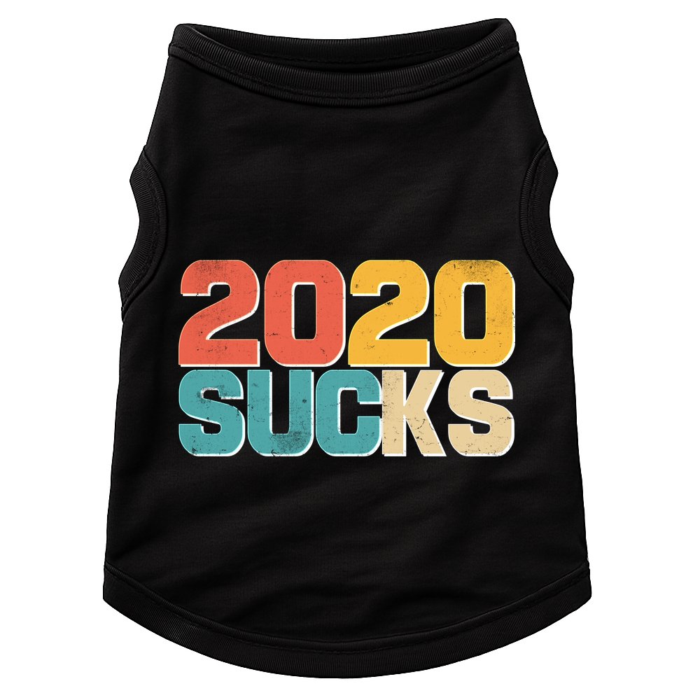 Vintage Distressed 2020 Sucks Doggie Tank