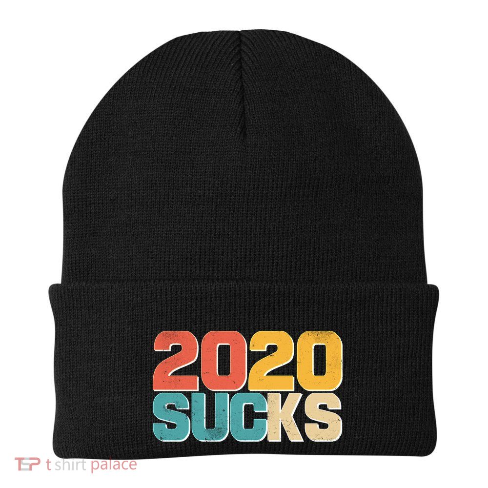 Vintage Distressed 2020 Sucks Beanie