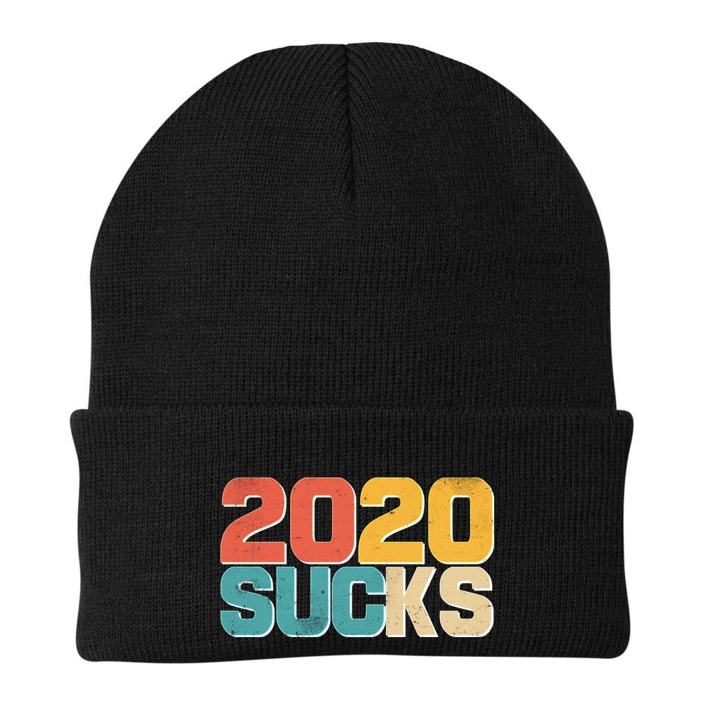 Vintage Distressed 2020 Sucks Beanie