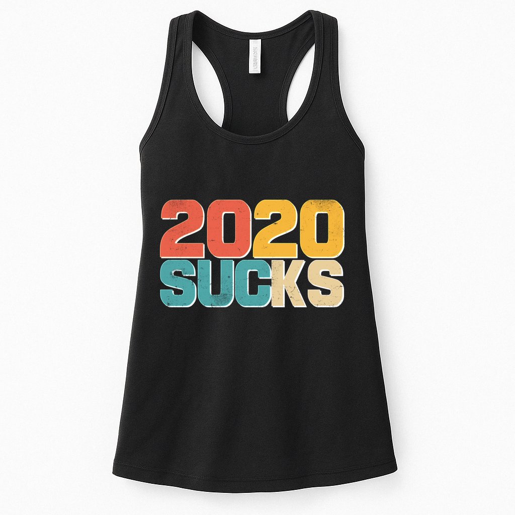 Vintage Distressed 2020 Sucks Womens Tank Top