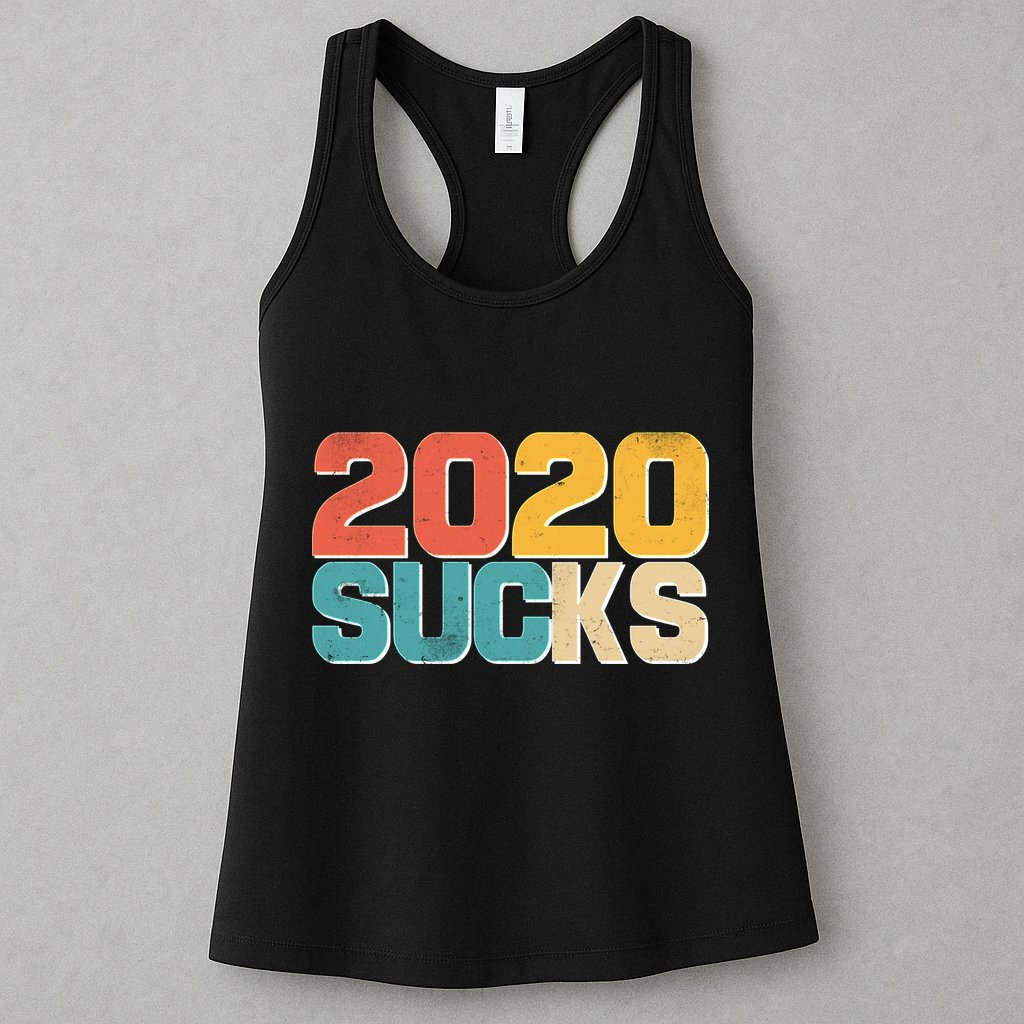 Vintage Distressed 2020 Sucks Womens Tank Top