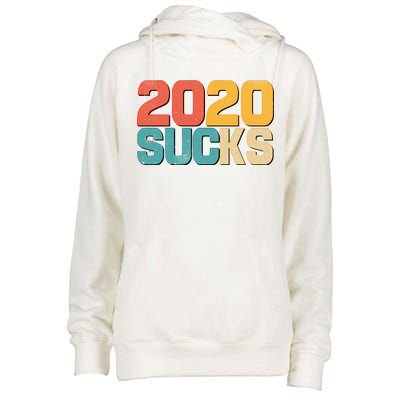 Vintage Distressed 2020 Sucks Womens Funnel Neck Pullover Hood