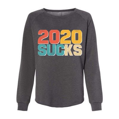 Vintage Distressed 2020 Sucks Womens California Wash Sweatshirt