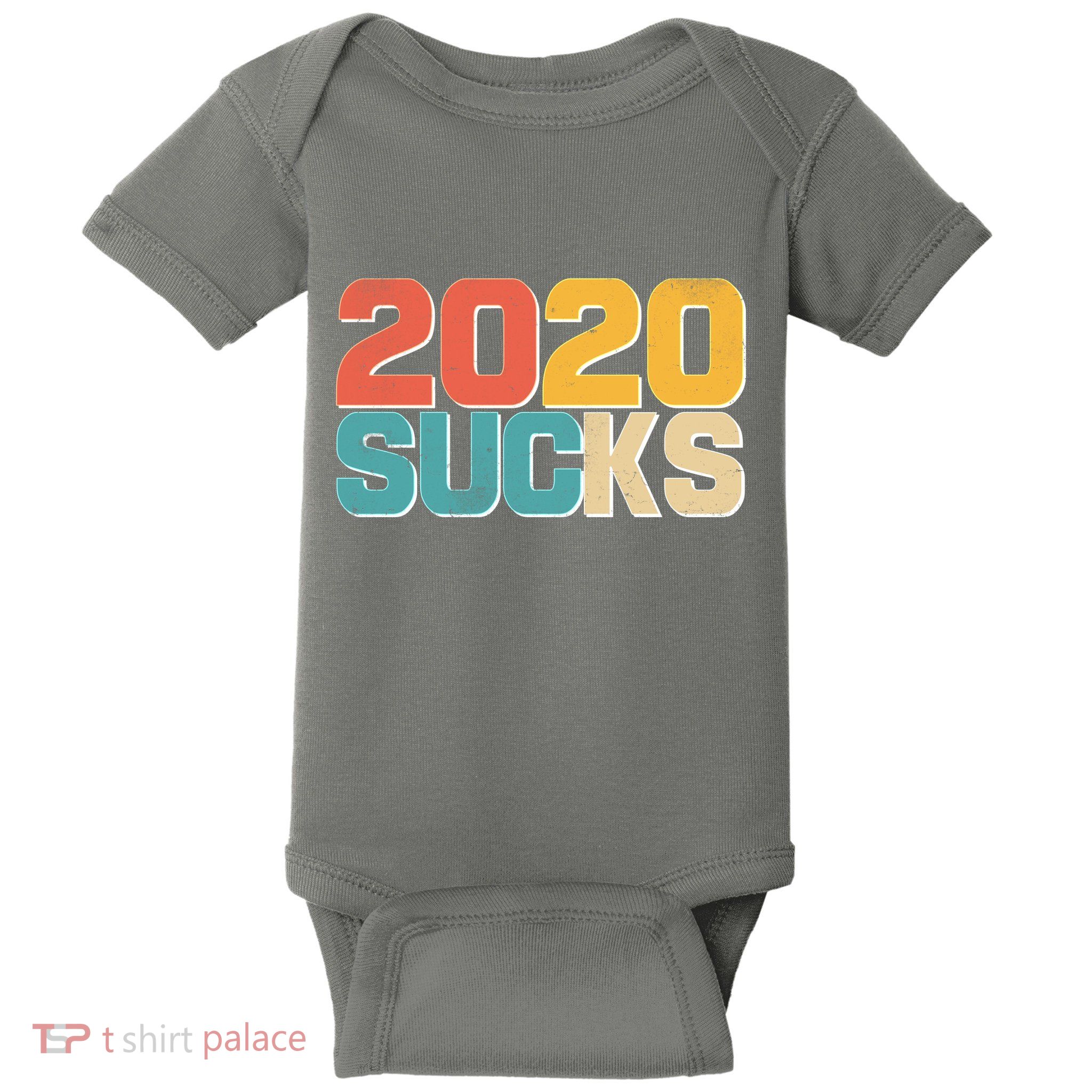 Vintage Distressed 2020 Sucks Baby Bodysuit