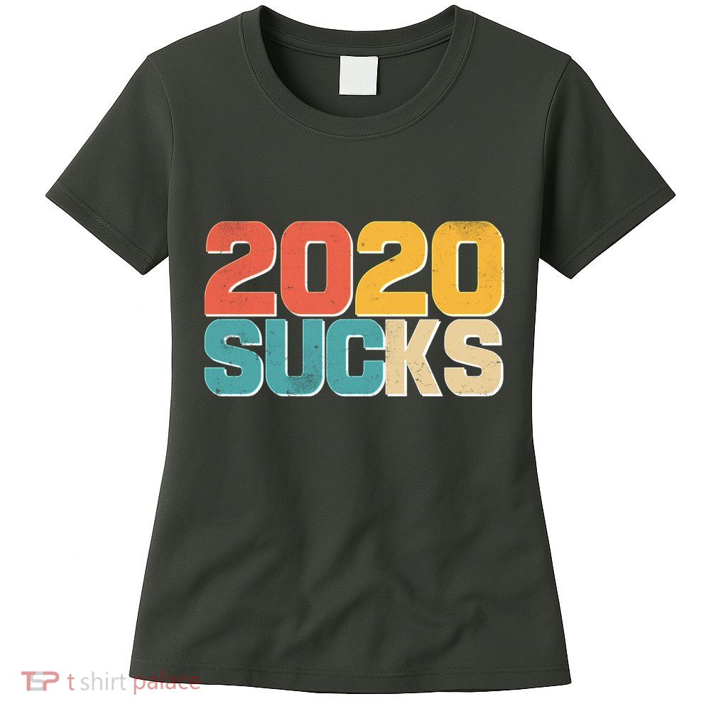 Vintage Distressed 2020 Sucks Womens T-Shirt