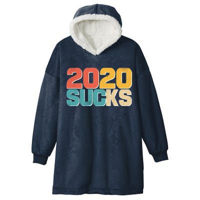 Vintage Distressed 2020 Sucks Hooded Wearable Blanket