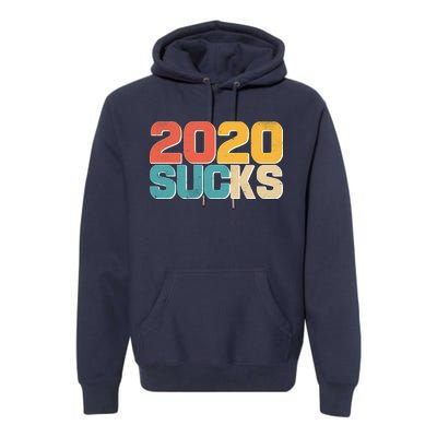 Vintage Distressed 2020 Sucks Premium Hoodie