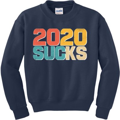 Vintage Distressed 2020 Sucks Kids Sweatshirt