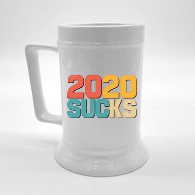 Vintage Distressed 2020 Sucks Beer Stein