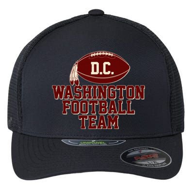 Vintage Distressed Washington DC Football Team Flexfit Unipanel Trucker Cap