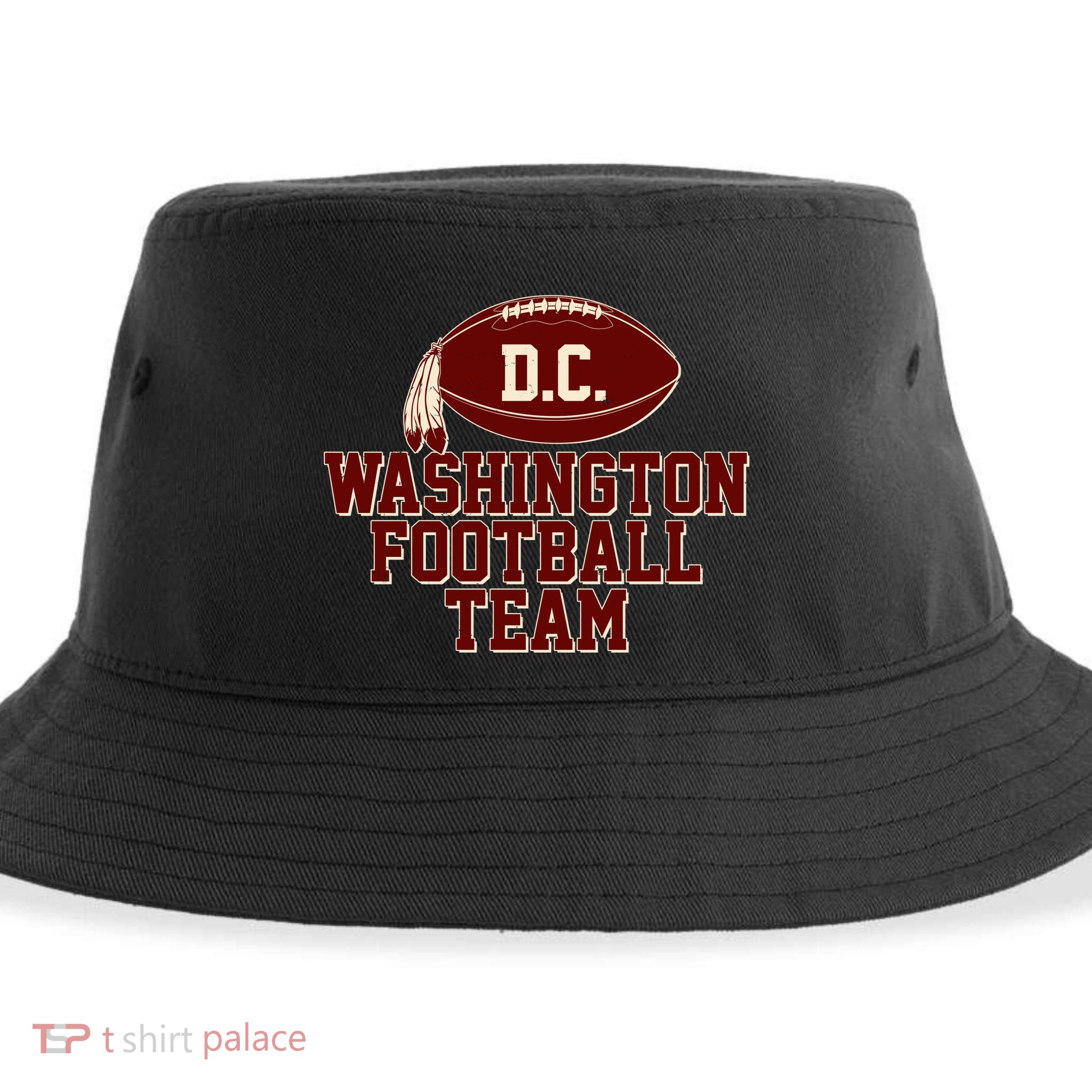 Vintage Distressed Washington DC Football Team Sustainable Bucket Hat