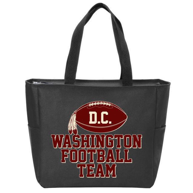 Vintage Distressed Washington DC Football Team Zip Tote Bag