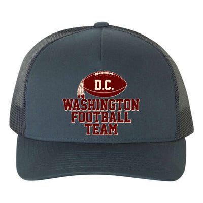 Vintage Distressed Washington DC Football Team Yupoong Adult 5-Panel Trucker Hat