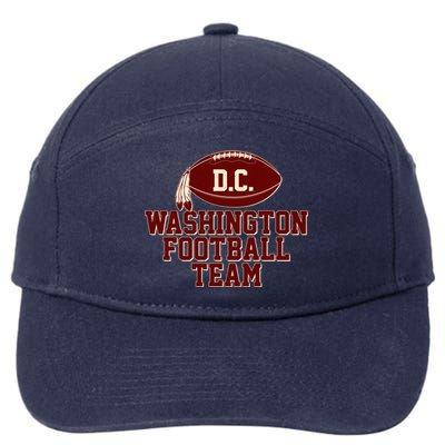 Vintage Distressed Washington DC Football Team 7-Panel Snapback Hat