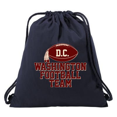 Vintage Distressed Washington DC Football Team Drawstring Bag