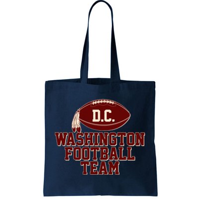 Vintage Distressed Washington DC Football Team Tote Bag