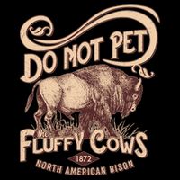 Vintage Do Not Pet The Fluffy Cows Tall T-Shirt