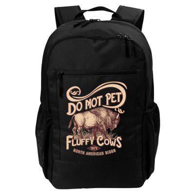 Vintage Do Not Pet The Fluffy Cows Backpack