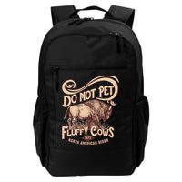 Vintage Do Not Pet The Fluffy Cows Backpack
