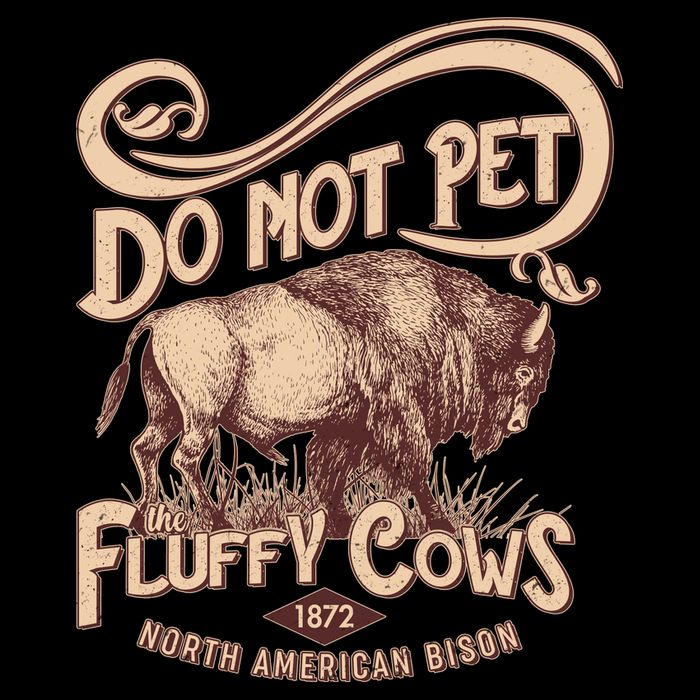 Vintage Do Not Pet The Fluffy Cows Backpack