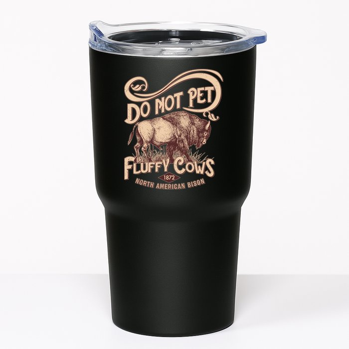Vintage Do Not Pet The Fluffy Cows Tumbler