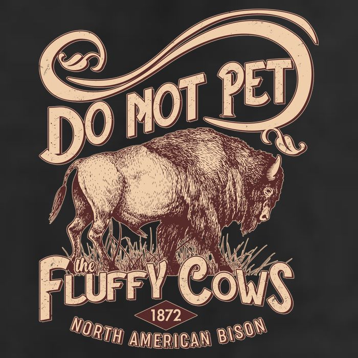 Vintage Do Not Pet The Fluffy Cows Tumbler