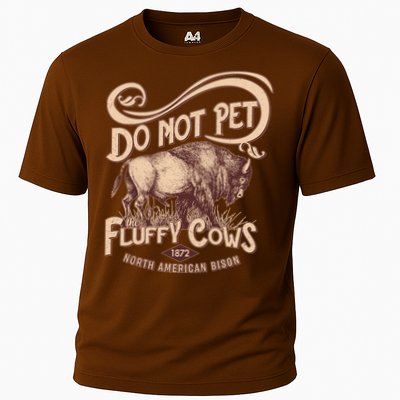 Vintage Do Not Pet The Fluffy Cows Performance Shirt